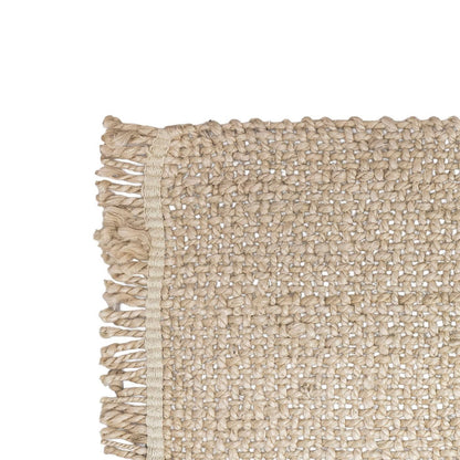 Zoco Home Decor/Kitchen/Tableware Braided Jute Table Mat | Full White