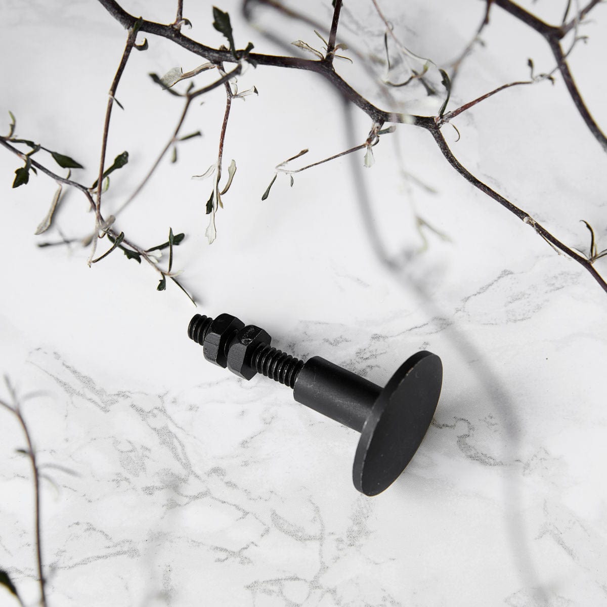 Zoco Home Decor/Accessories Brass Knob | Set of 2 | Black 3x5cm