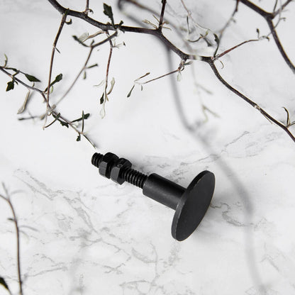 Zoco Home Decor/Accessories Brass Knob | Set of 2 | Black 3x5cm