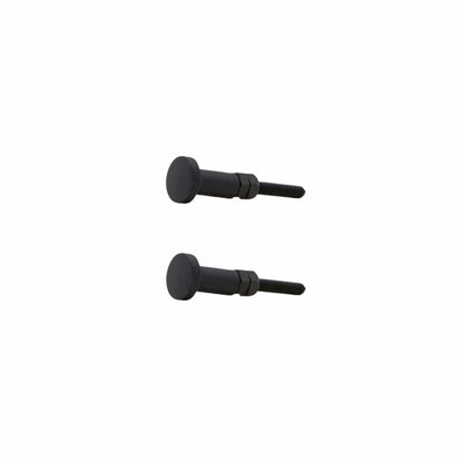 Zoco Home Kitchenware Brass Knob | Set of 2 | Black 4.5x1.5cm