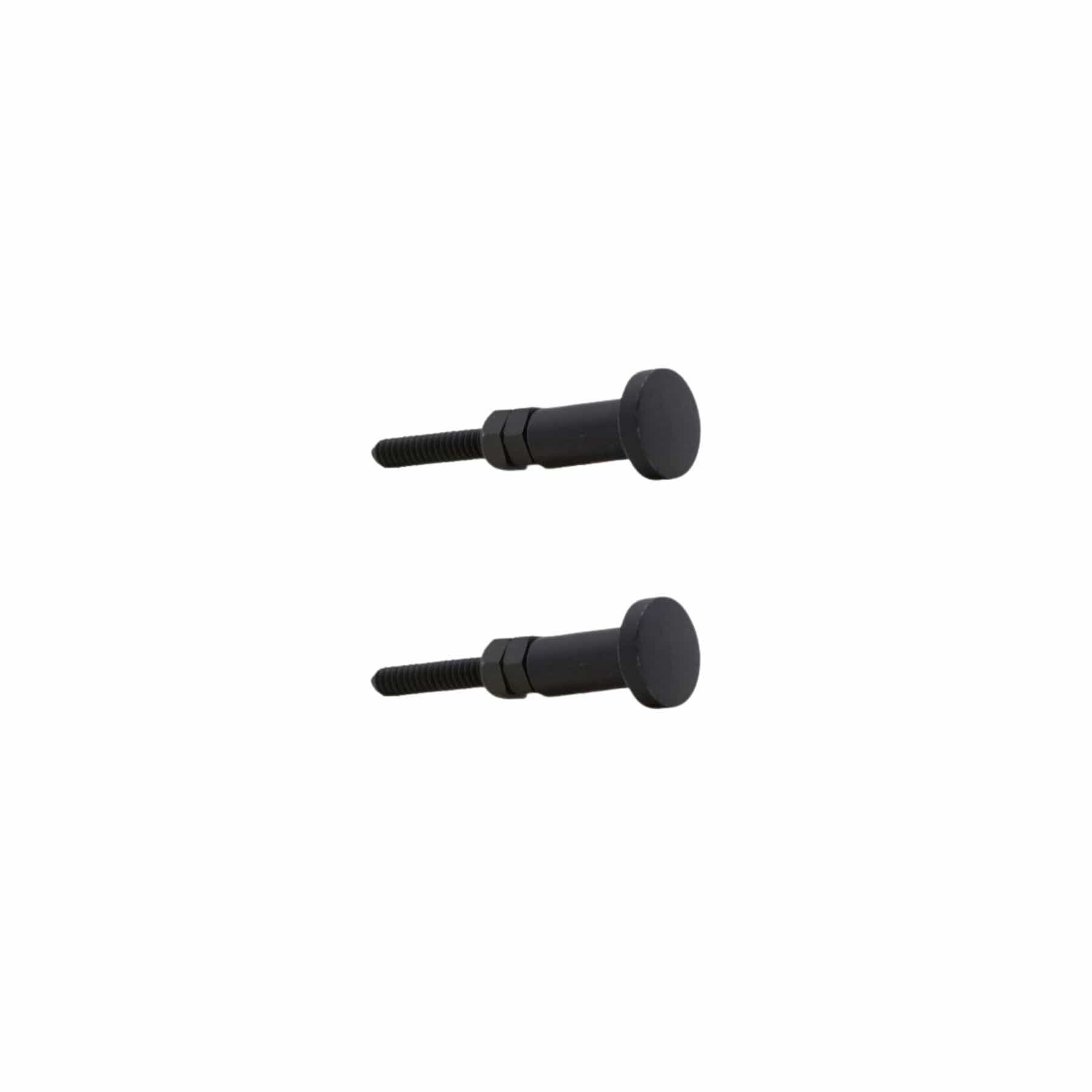 Zoco Home Kitchenware Brass Knob | Set of 2 | Black 4.5x1.5cm