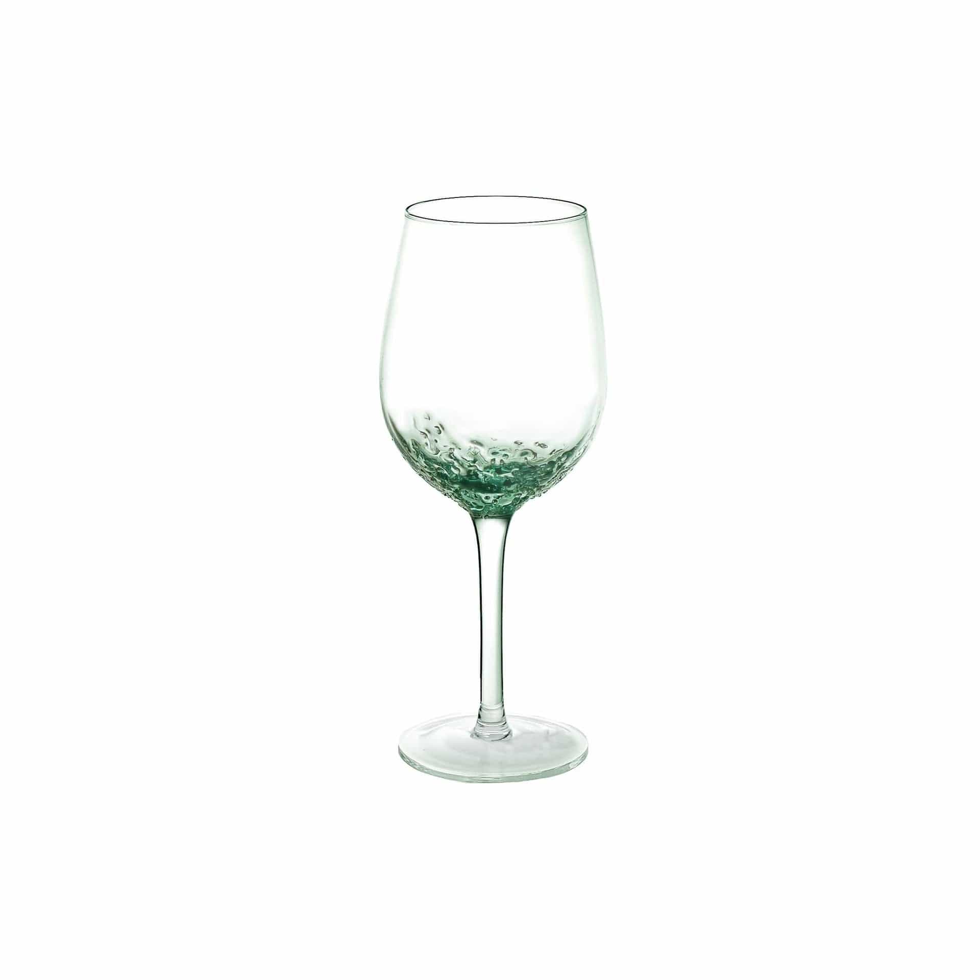 Zoco Home Decor/Kitchen Bubble Wine Glass | Light Green 21x8.5cm