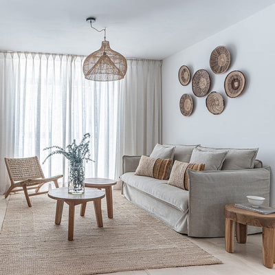 Zoco Home - Paralume Bulat | Naturale 60 cm
