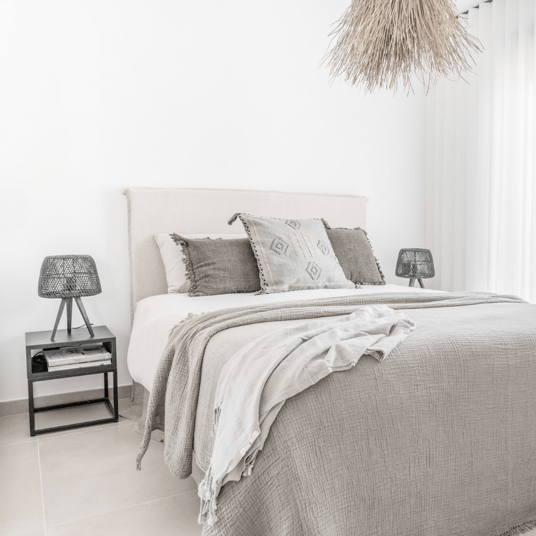 Zoco Home Furniture/Table Cane Night Table | Black 45cm