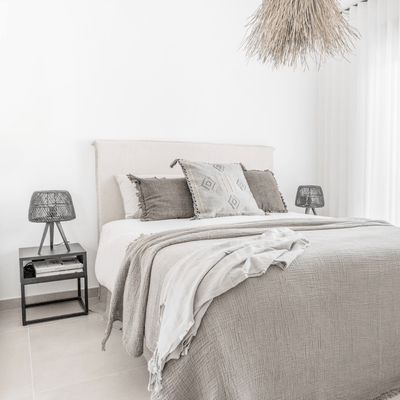 Zoco Home / Comodino in vimini | Nero 45 cm