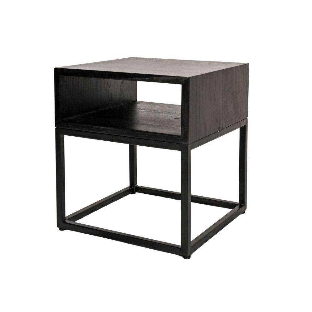 Zoco Home Furniture/Table Cane Night Table | Black 45cm