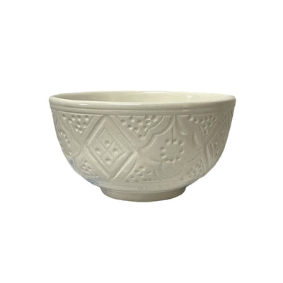 Zoco Home Keramische schaal | Wit | 15 cm