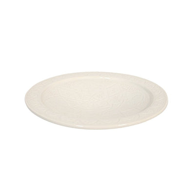 Zoco Home Decor/Kitchen Ceramic Plate | White 36cm