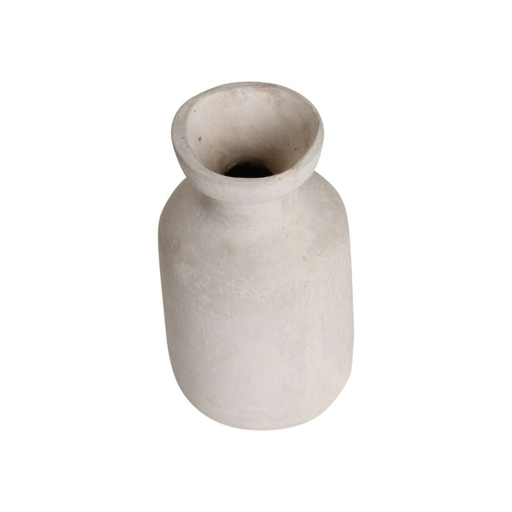 Zoco Home Ceramics and Paper Vase | White 12x12x20.5cm