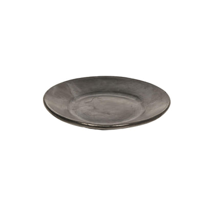 Zoco Home Decor/Kitchen Clay Flat Plate | Black 24.5cm