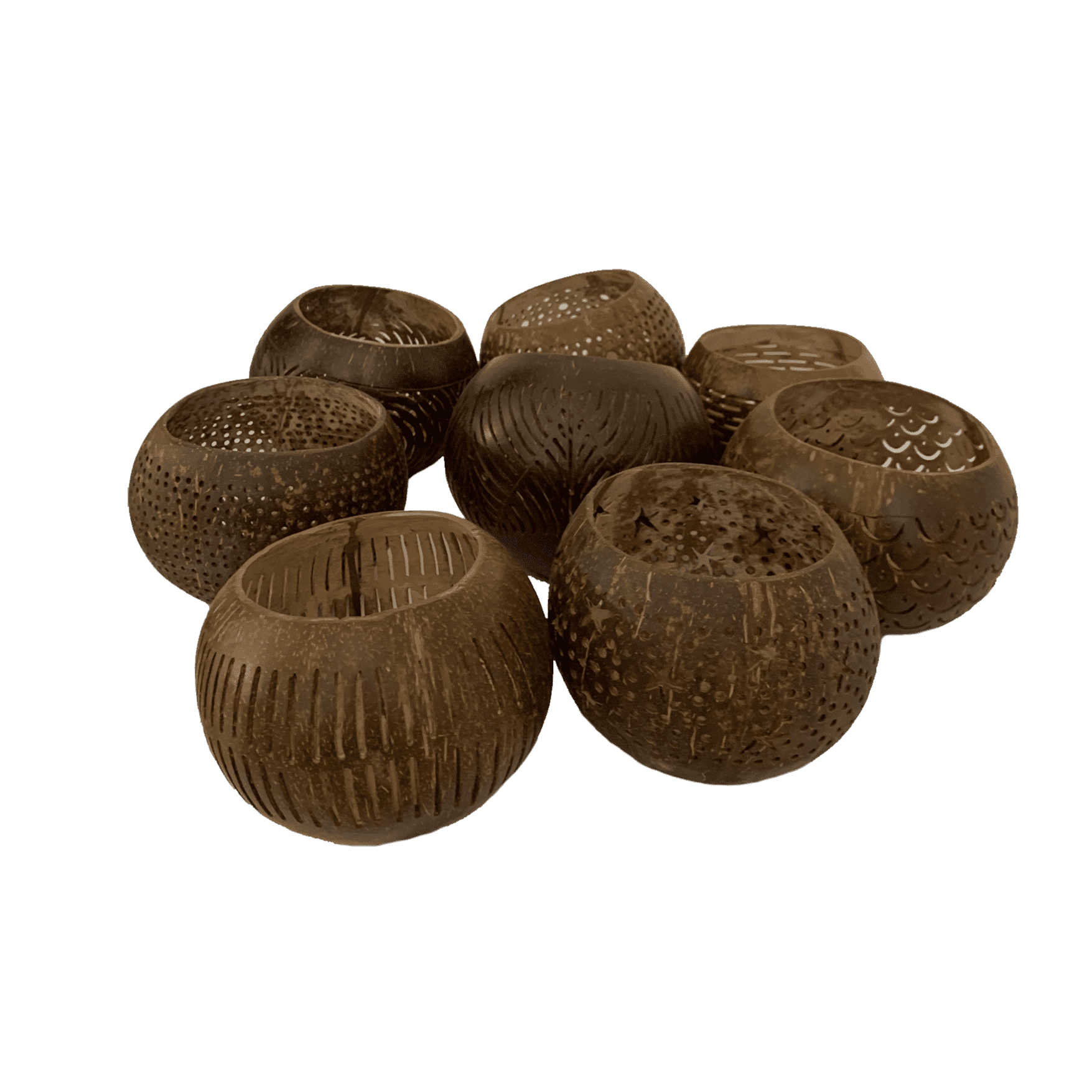 Zoco Home Decor/Lighting/Table lighting Coconut Tealight Holder