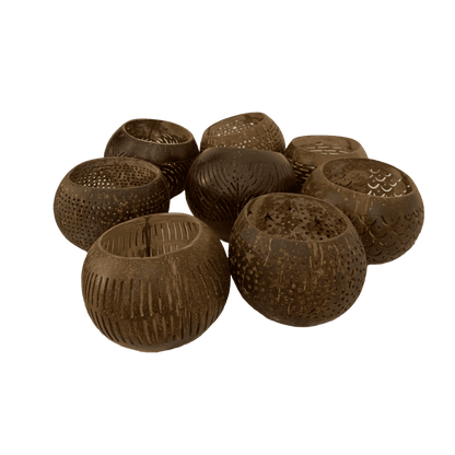 Zoco Home Decor/Lighting/Table lighting Coconut Tealight Holder