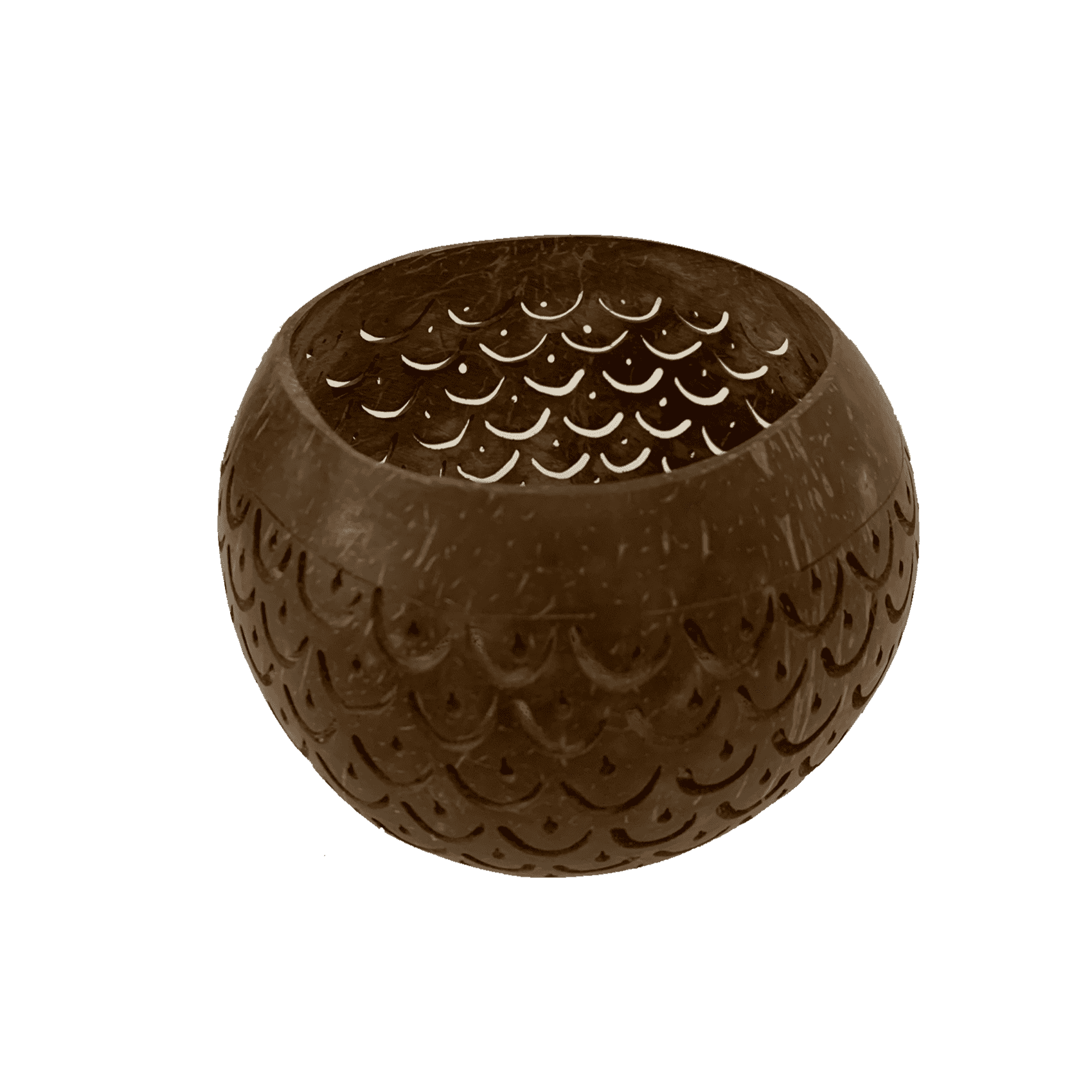 Zoco Home Decor/Lighting/Table lighting Coconut Tealight Holder