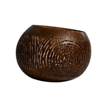 Zoco Home Decor/Lighting/Table lighting Coconut Tealight Holder