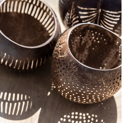 Zoco Home /Éclairage/Éclairage Zoco Home – Bougeoir en forme de noix de coco