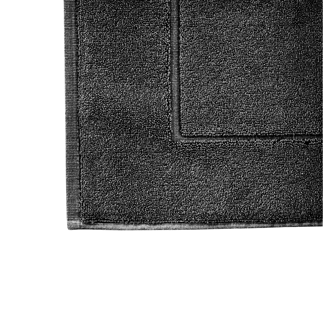 Zoco Home – Badematte aus Baumwolle | Schwarz, 50 x 85 cm