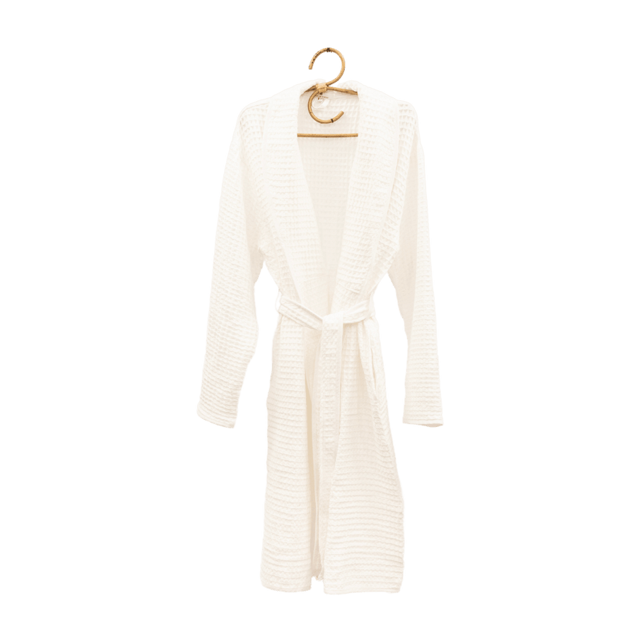 Zoco Home Cotton Bathrobe | White