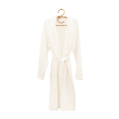 Zoco Home Decor/Bathroom Cotton Bathrobe | White