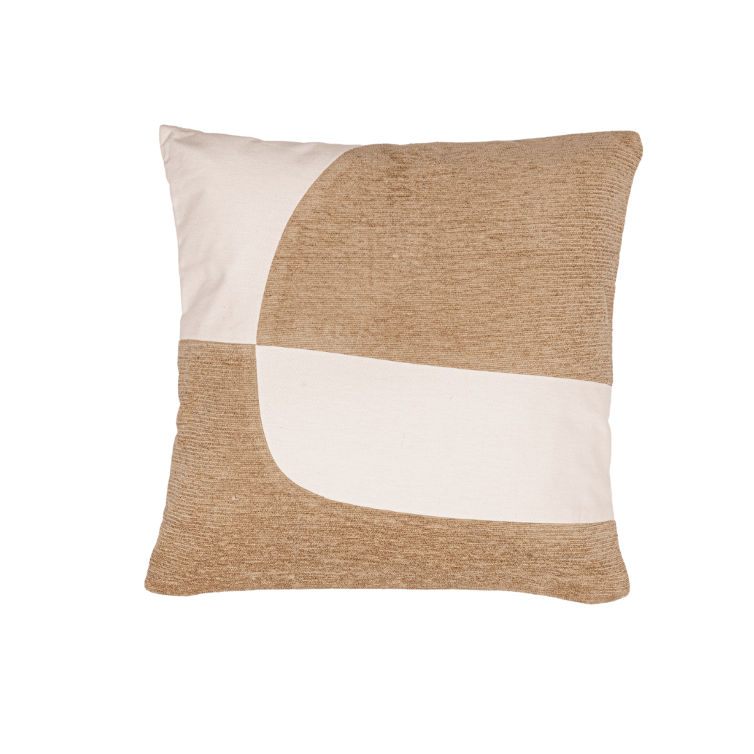 Zoco Home Cotton Cushion | Brown/Natural 50x50cm