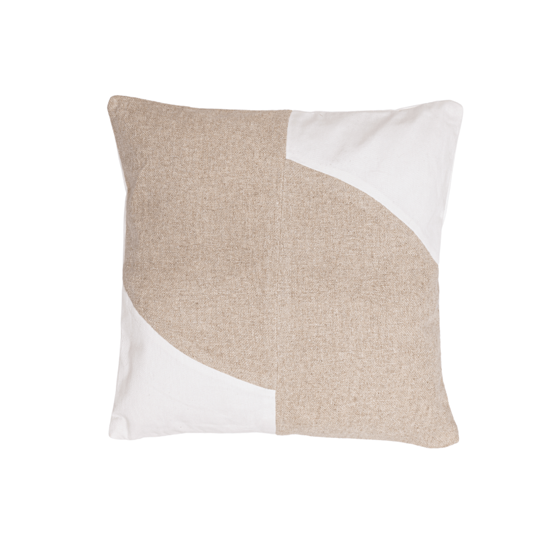Zoco Home Cotton Cushion | Natural/White 50x50cm