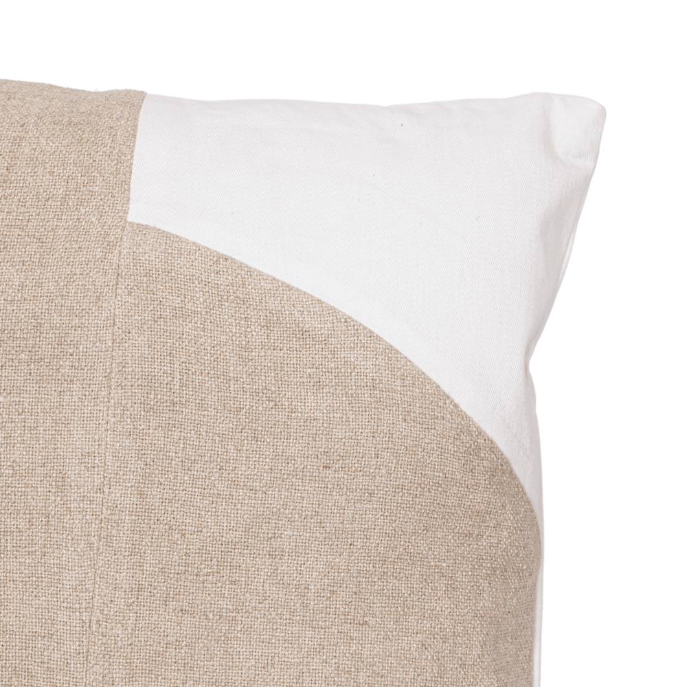 Zoco Home Cotton Cushion | Natural/White 50x50cm