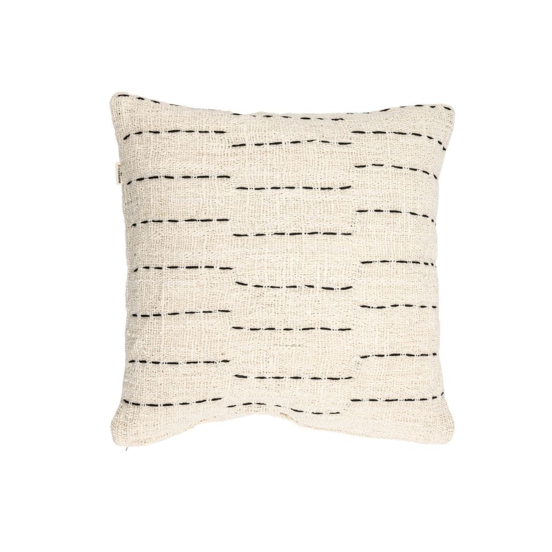 Zoco Home Textiles / Pillows Cotton Cushion Stripes | Off-White | 50x50cm