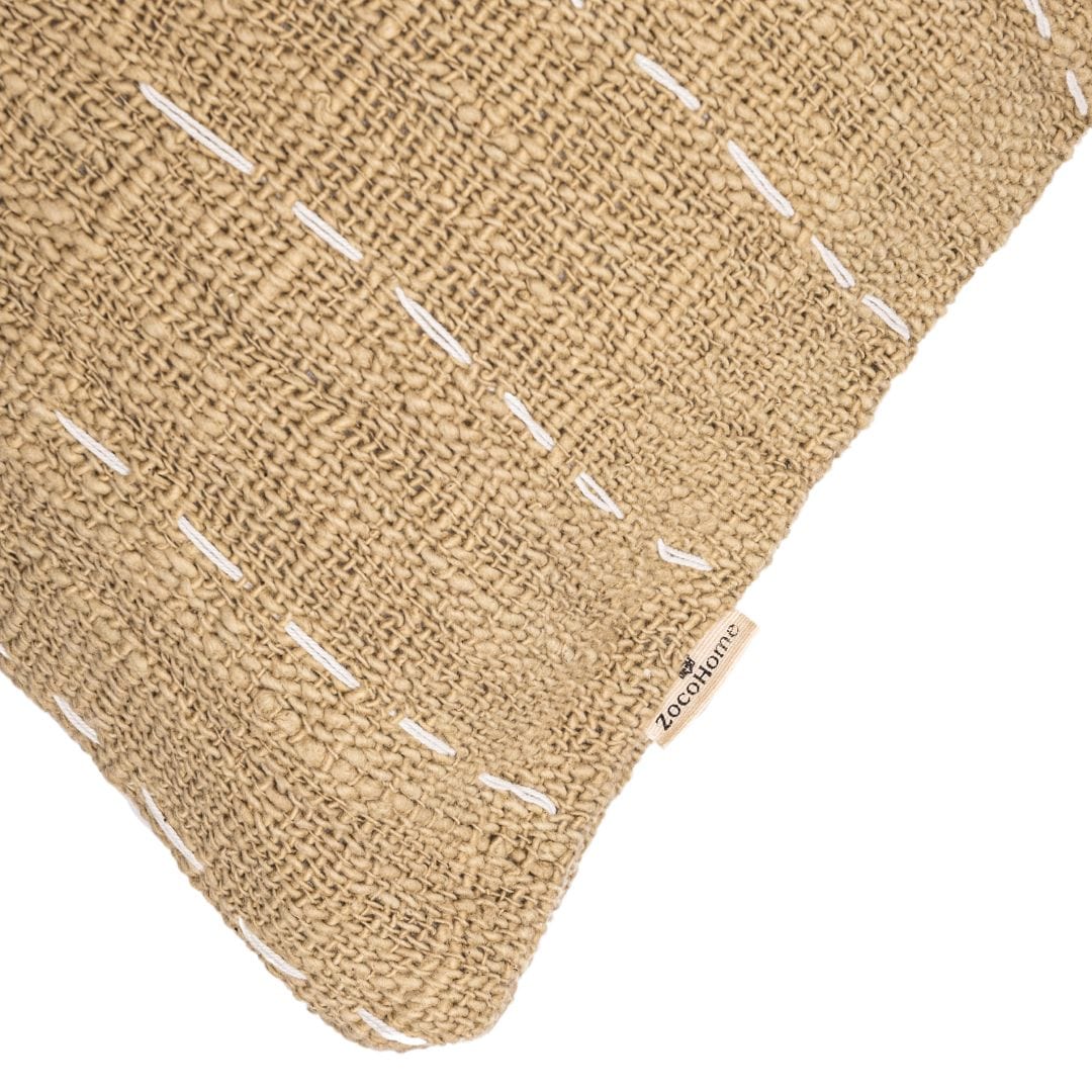 Zoco Home Textiles / Pillows Cotton Cushion Stripes | Sand | 50x50cm