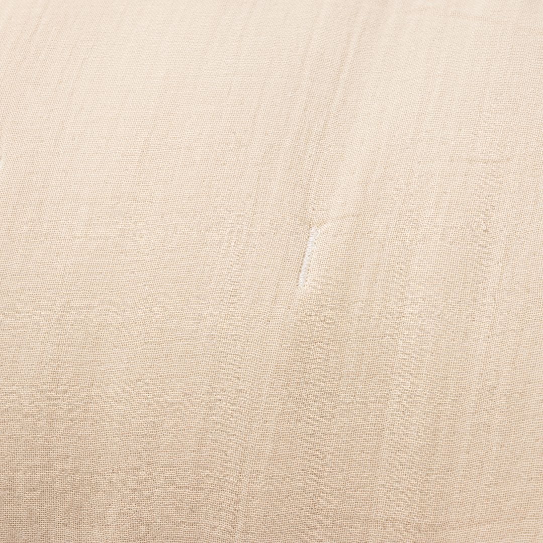 Zoco Home Textiles Cotton Duvet Quilt | Sand/White | 260x260cm