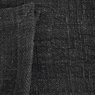 Zoco Home Decor/Textile Cotton Hand Woven Bed Cover  | Black 270x270cm