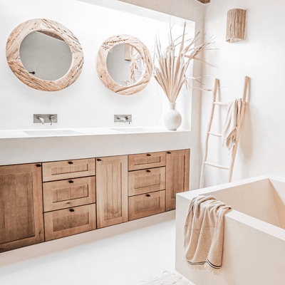 Toalha de algodão Zoco Home | Bege 50 x 100 cm