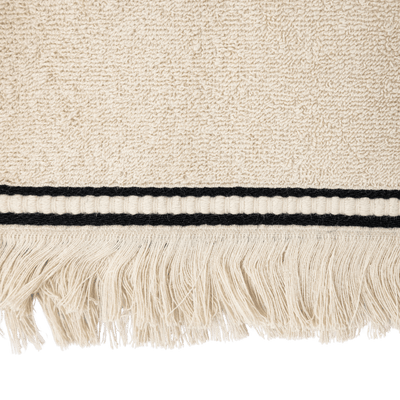 Toalha de algodão Zoco Home | Bege 50 x 100 cm