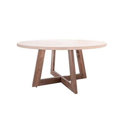Zoco Home Furniture/Table Dara Microcement Dining Table | 120cm | Sand
