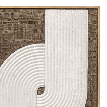 Zoco Home Decor/Accessories/Wall Dawn Wall Art | Brown & White