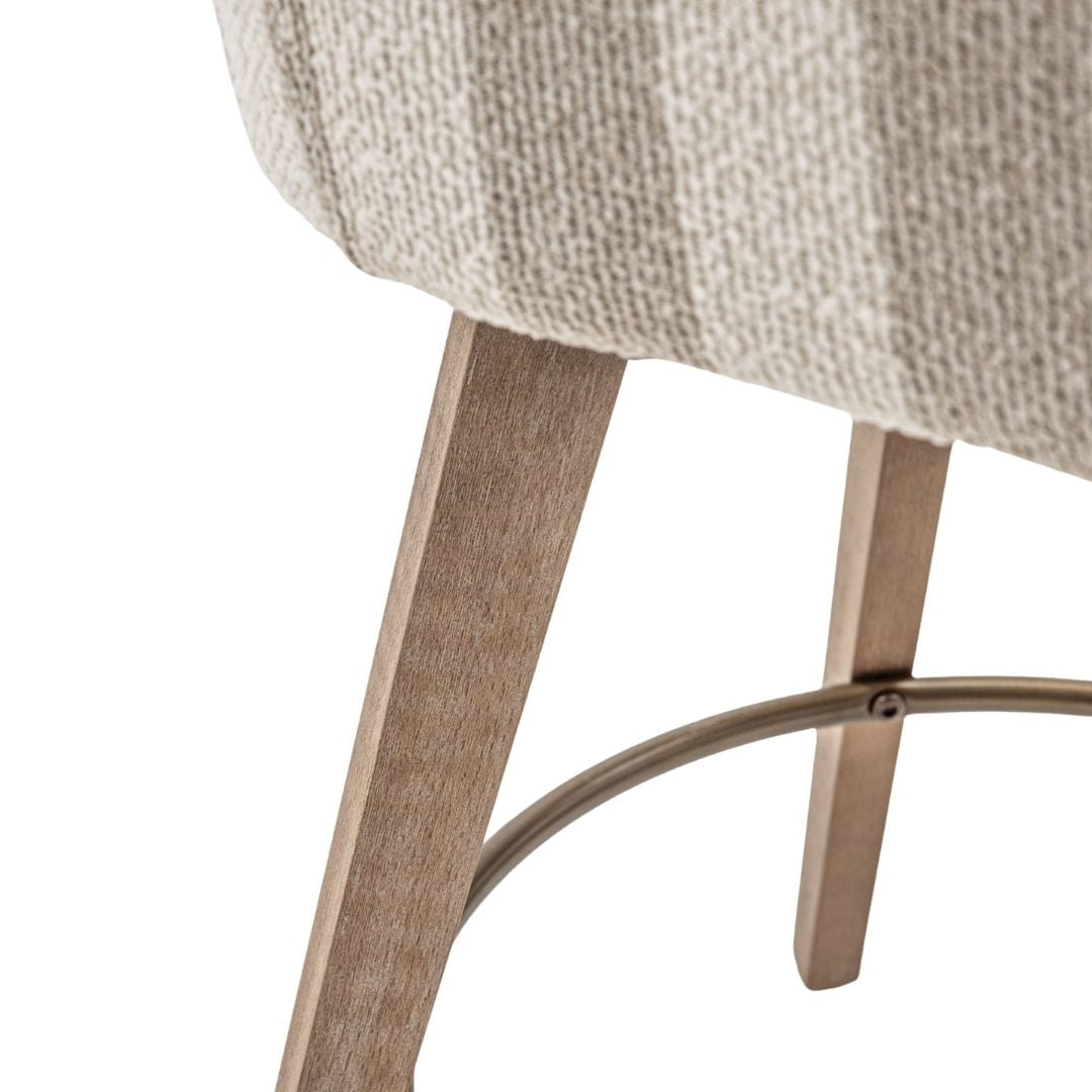 Zoco Home Furniture/Chair/Bar Stool Elira Bar Stool Stripes | 60.5x55.5x95cm