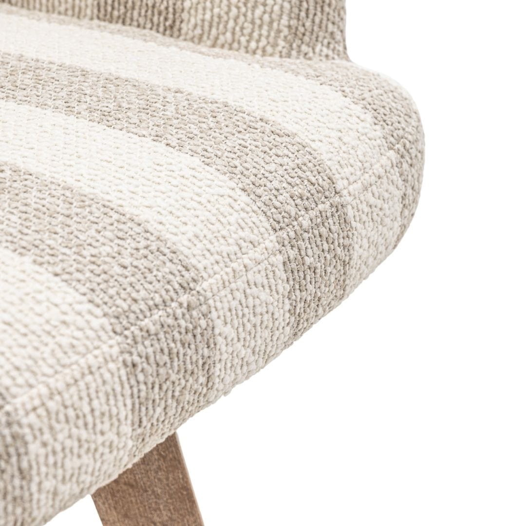 Zoco Home Furniture/Chair/Bar Stool Elira Bar Stool Stripes | 60.5x55.5x95cm