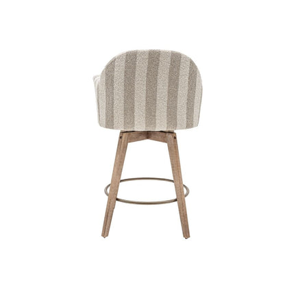 Zoco Home Furniture/Chair/Bar Stool Elira Bar Stool Stripes | 60.5x55.5x95cm