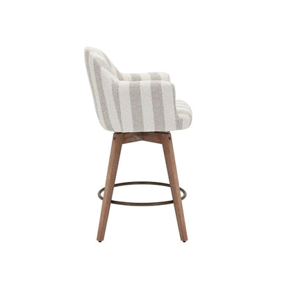 Zoco Home Furniture/Chair/Bar Stool Elira Bar Stool Stripes