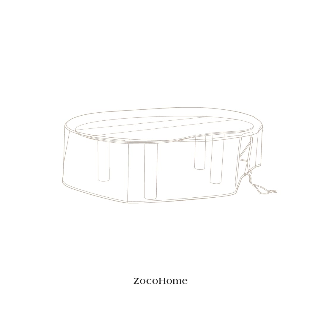 Zoco Home Enzo Outdoor-Schutzhülle für Couchtisch