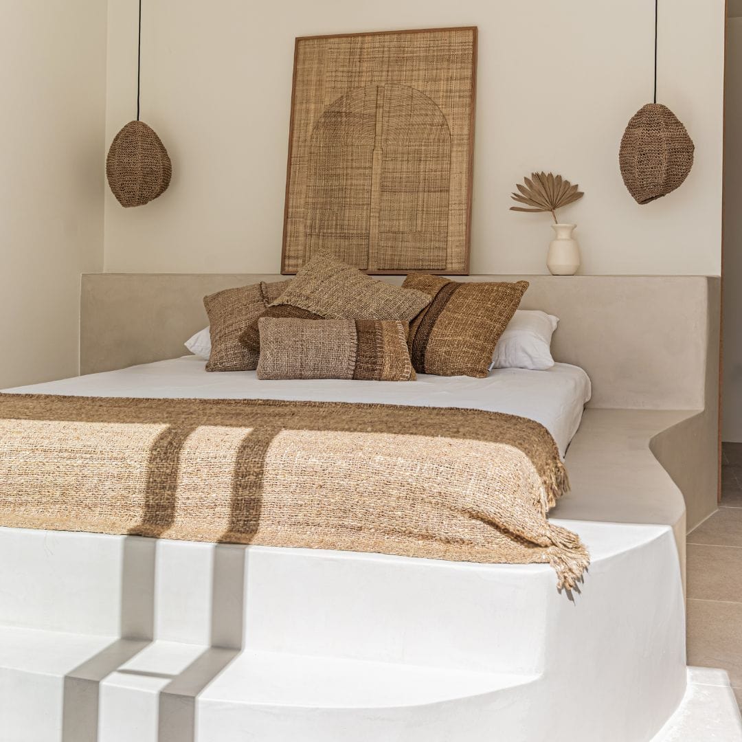 Zoco Home Decor/Textile/Throws Etera Fringed Throw Natural | 130x170