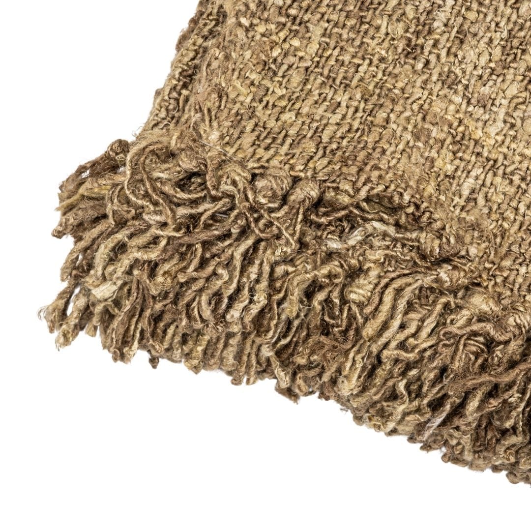 Zoco Home Decor/Textile/Throws Etera Fringed Throw Natural