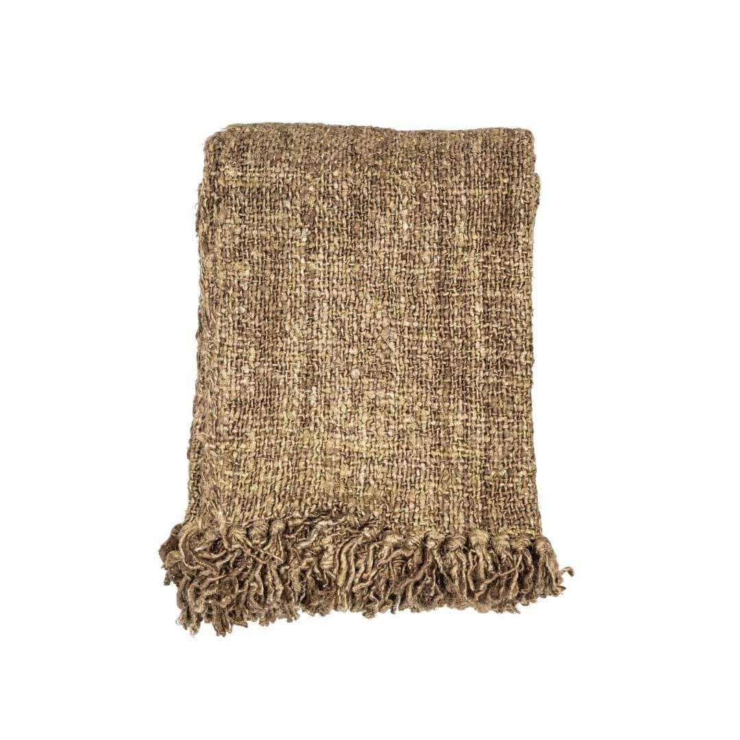 Zoco Home Decor/Textile/Throws Etera Fringed Throw Natural
