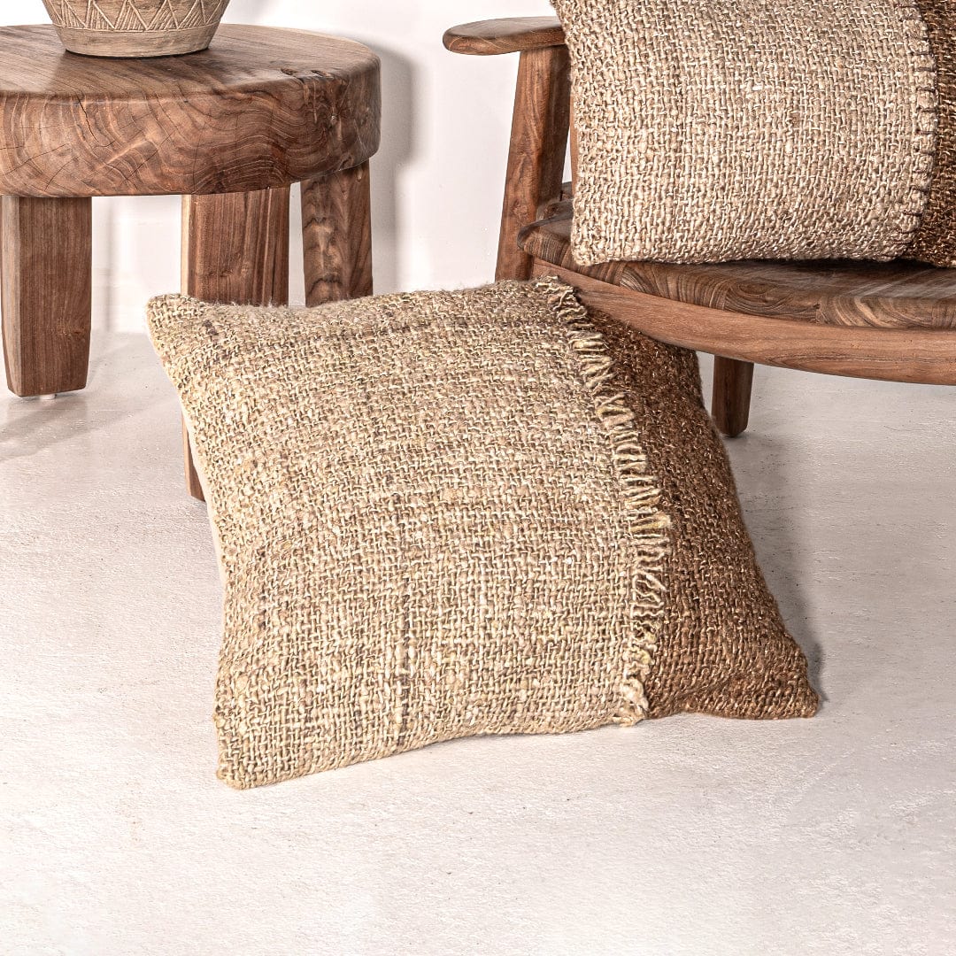 Zoco Home Decor/Textile/Cushions Etera Square Cushion Fringed