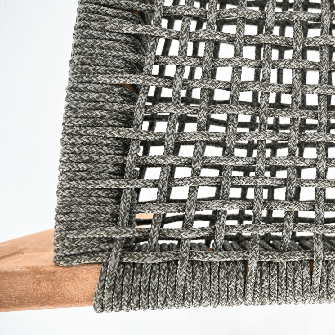 Zoco Home Outdoor/Chair/Dining Eucalyptus Outdoor Chair | Grey 57x52x76cm