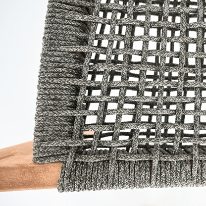 Zoco Home Outdoor/Chair/Dining Eucalyptus Outdoor Chair | Grey 57x52x76cm