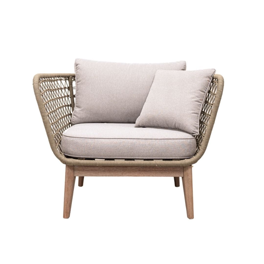 Zoco Home Furniture Eucalyptus Sofa | Grey 95x77x73cm