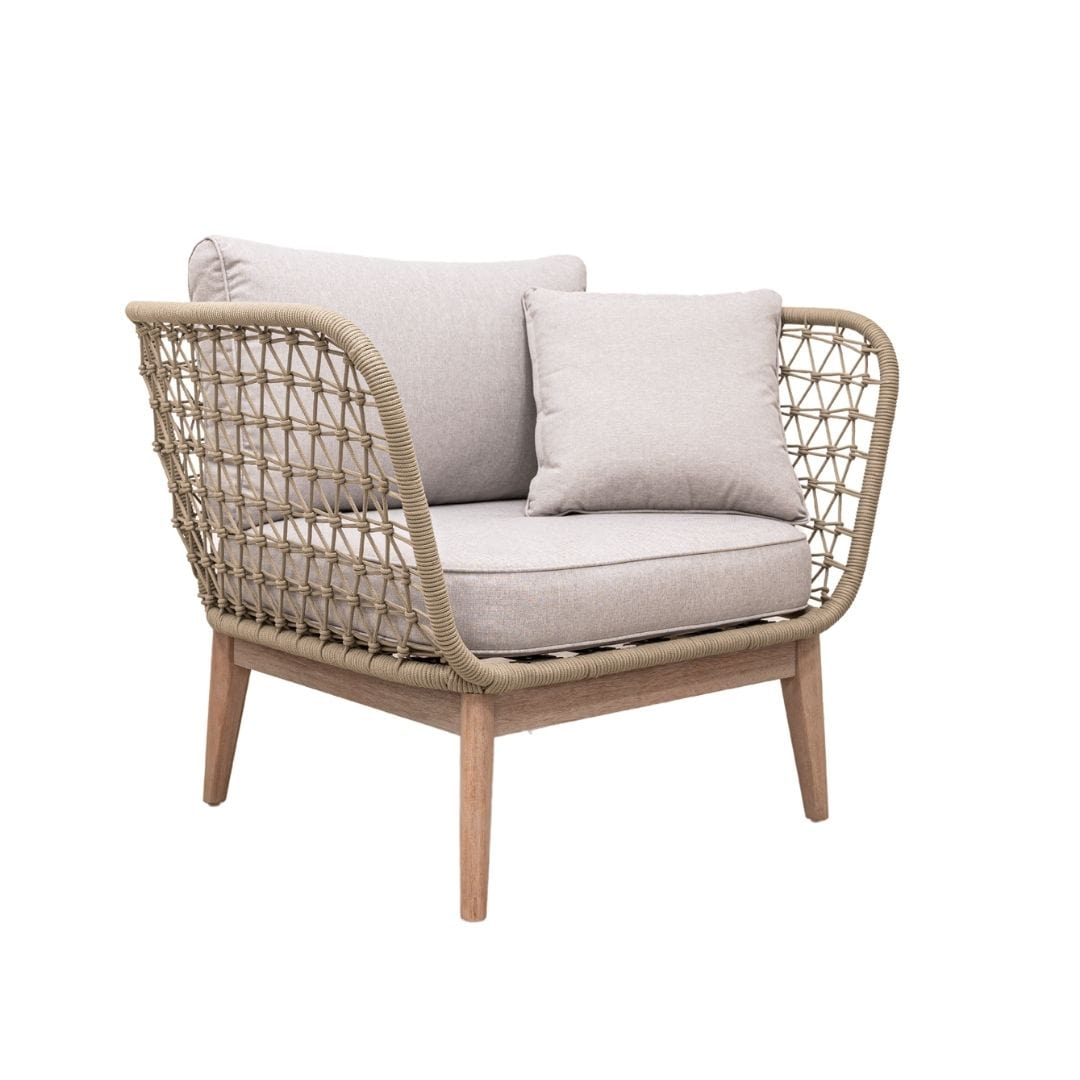 Zoco Home Furniture Eucalyptus Sofa | Grey 95x77x73cm