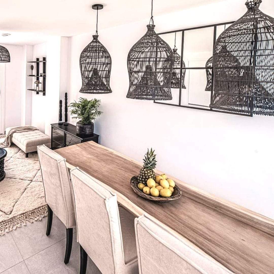 Zoco Home Decor/Lighting Fish Trap Lampshade | Black