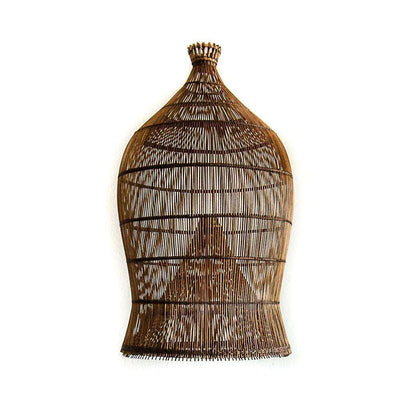 Zoco Home Lampenkap 'Fish Trap' | Bruin