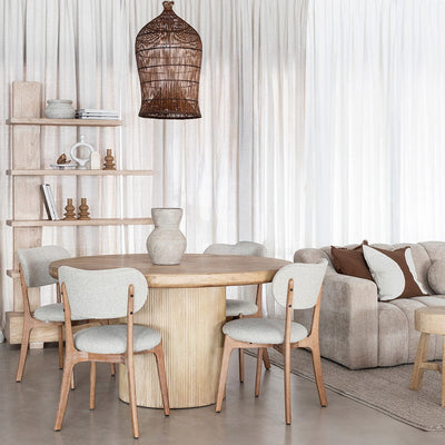 Zoco Home Lampenkap 'Fish Trap' | Bruin