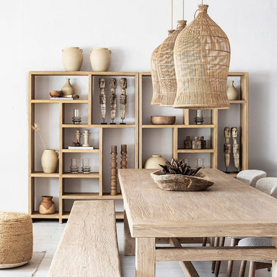 Zoco Home Lampenkap ‘Fish Trap’ | Naturel